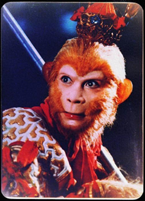 六小龄童饰演的孙悟空非常经典。受访人供图