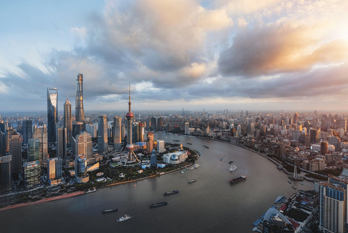 上海一季度GDP增速5.9%，不仅高于全国水平，同时也是近五年来一季度最快增速。视觉中国 图