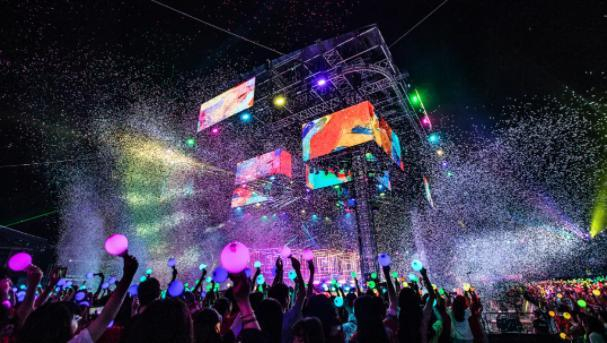 2019年华晨宇海口演唱会现场图（资料图）。