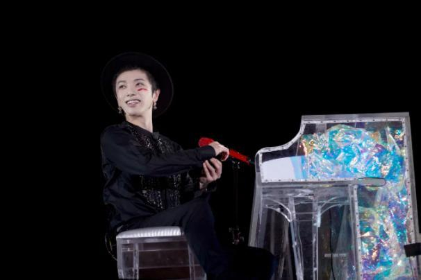 2019年华晨宇海口演唱会现场图（资料图）。