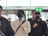 丞磊大明星泰国出发回国 私服穿搭好帅 人群中好耀眼