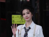白鹿今日录制《奔跑吧14》一身牛仔造型，你觉得她今天状态怎么样