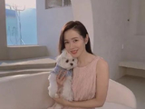 39岁孙艺珍近照状态超好 抱爱犬工作笑容甜