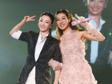 张柏芝现身钟嘉欣演唱会，两位女神合照感情不一般！