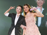 张柏芝现身钟嘉欣演唱会， 两位女神合照，感情不一般！