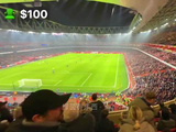 从100-10000不同价格的座位观看英超比赛有什么不同 ···