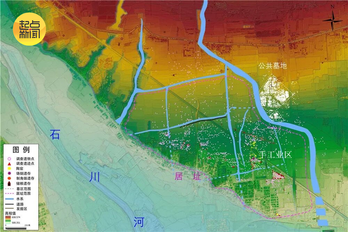▲长春遗址平面图