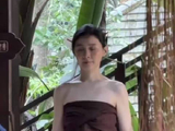 网友偶遇金靖暴瘦锁骨明显产后恢复状态佳