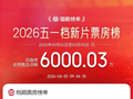 2026五一档新片预售票房破6000万