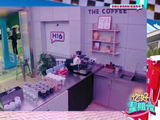 丁程鑫练舞间隙调皮将气球挂唐九洲帽子