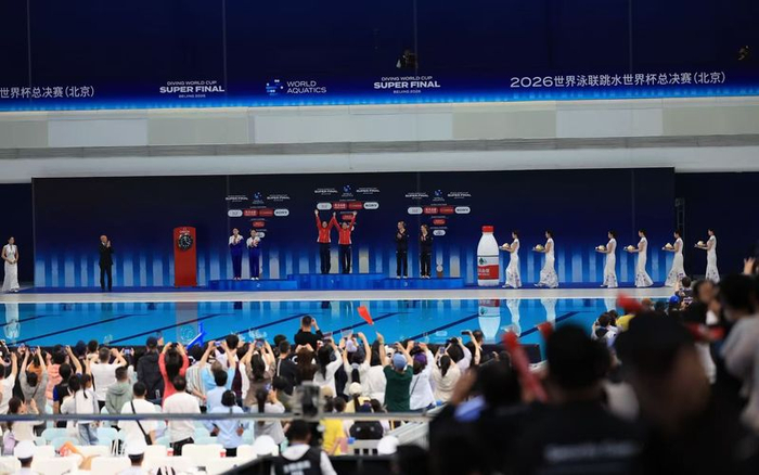 2026年世界泳联跳水世界杯总决赛，首个比赛日吸引观众5100人次。新京报记者 王飞 摄