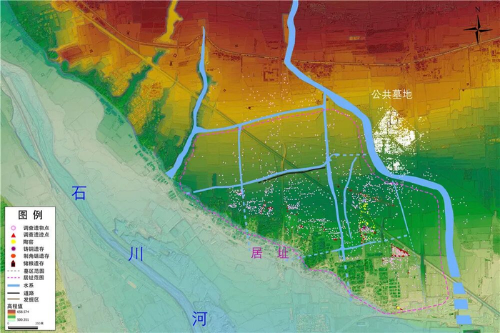  长春遗址平面图