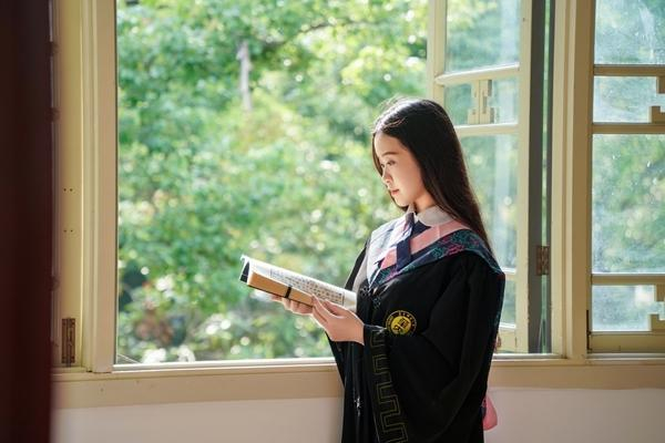 2024年5月，陈姝棠在华中师范大学校园。受访者供图