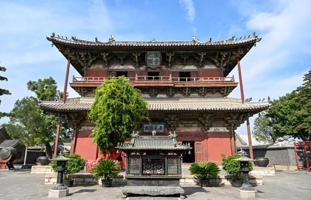 独乐寺观音阁。新华社记者 孙凡越摄