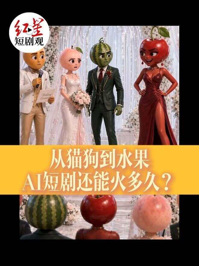 从猫狗到水果，猎奇流量过去后，被AI“玩坏”的短剧还能火多久？