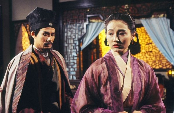 陆展元与何沅君，TVB版电视剧《神雕侠侣》（1995年）剧照