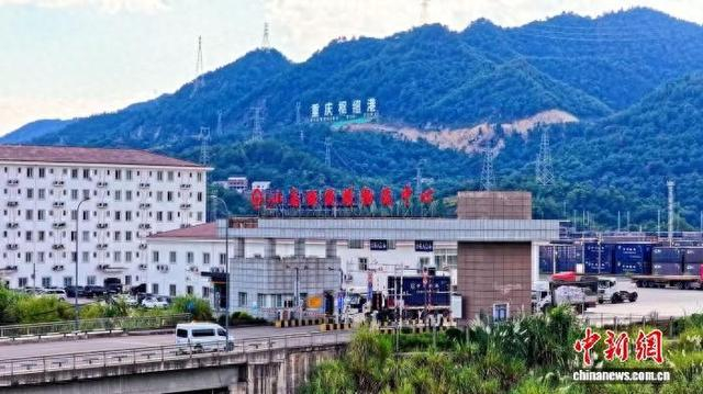 图为小南垭铁路物流中心。江津区委宣传部 供图