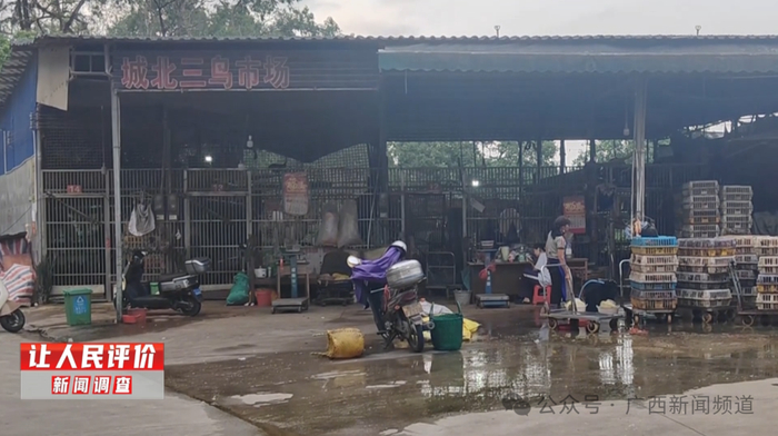 市场内景。图源：广西新闻频道