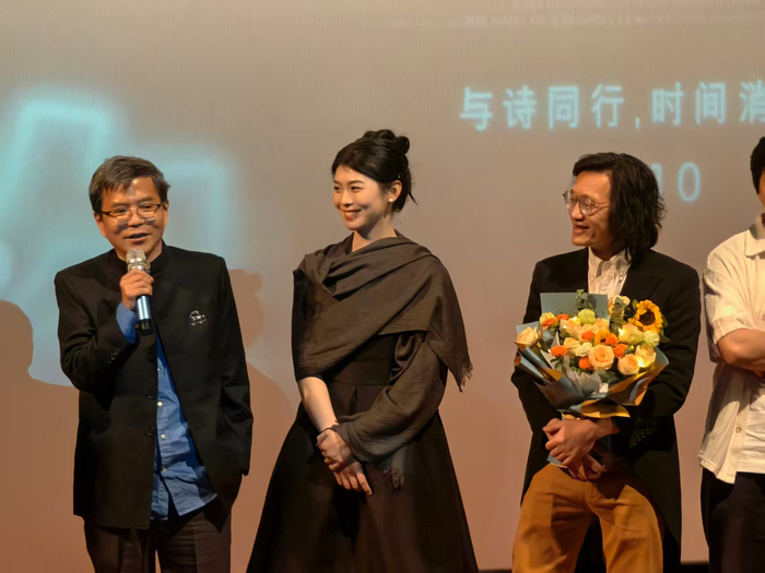 舒浩仑和本片主演孙佳遥、周海明