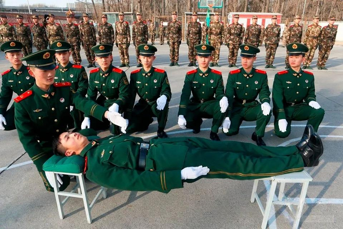 训练画面（资料图）