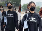 白鹿在邯郸录制《奔跑吧》时的个人状态和粉丝反应如何？