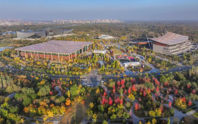 图为城市副中心三大建筑，通州区融媒体中心常鸣提供