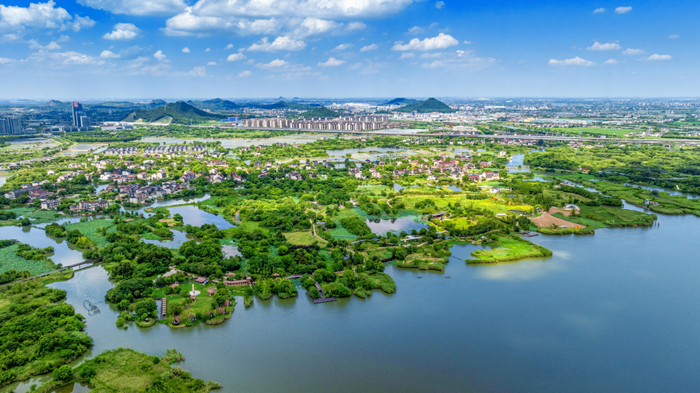 下渚湖湿地公园。德清县委宣传部 供图
