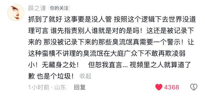 薛之谦评论截图