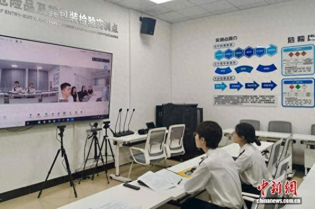 核查现场。 银川海关供图