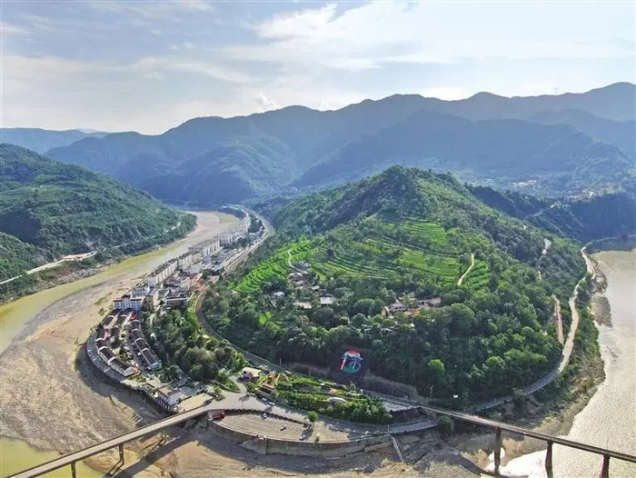 位于秦岭南麓嘉陵江畔的徐家坪景区。图片来源：陕西日报
