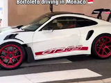 博托莱托在摩纳哥驾驶保时捷911 GT3 RS出街被活捉