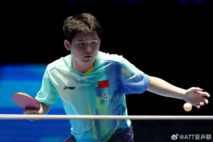 林诗栋。图源ATT亚乒联