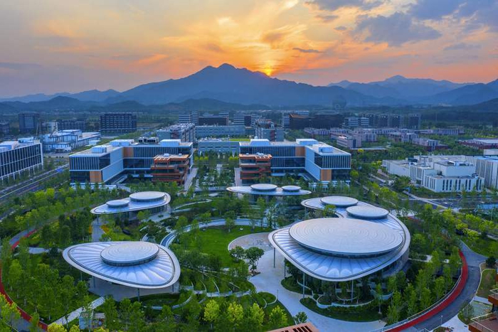 怀柔科学城城市客厅。怀柔区委宣传部供图