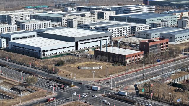 无人机拍摄的京津中关村科技城。新华社记者孙凡越 摄