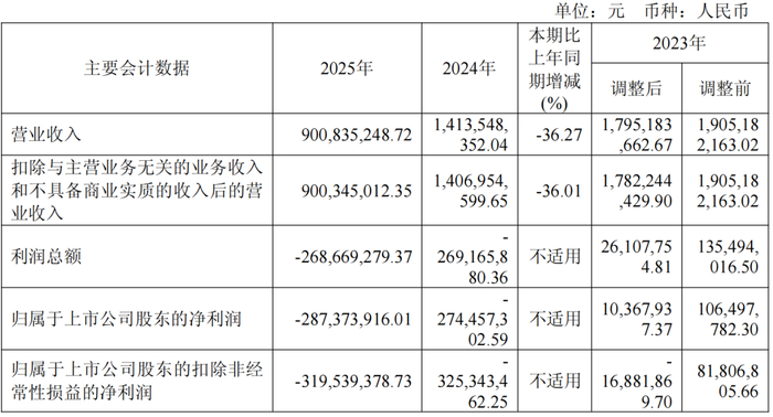 图源：ST葫芦娃2025年年报