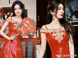 杨幂春晚国风旗袍绝美，刘诗诗成簪花美人，迪丽热巴舞蹈惊艳！