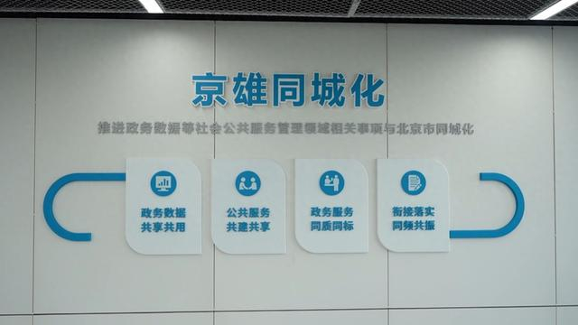 雄安新区政务服务中心服务大厅一角。宋小勇摄