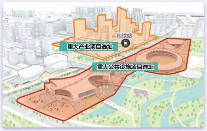 轨道一体化重大项目示意图。北京市规划自然资源委海淀分局供图