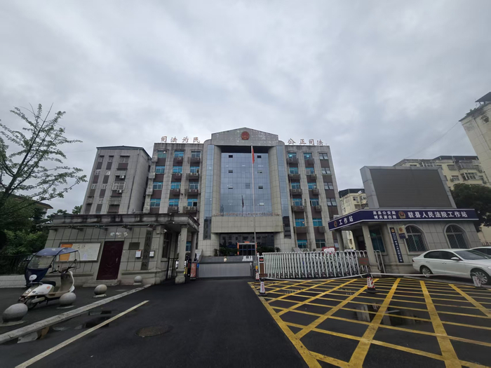 李某骗贷案及引发的多起金融借款合同纠纷案件均在嵩县法院审理。 受访者供图 