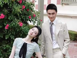 奚梦瑶举办盛大婚礼，一家四口幸福亮相