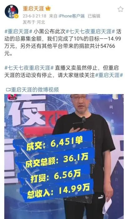微博截图。