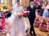 奚梦瑶婚礼现场视频流出||后来才懂那年的天使翅膀远没有想象中重