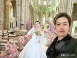 陈学冬罕现身，参加奚梦瑶婚礼，他车祸后做三年手术，很久没露面