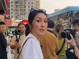 杨千嬅街头偶遇粉丝落泪，无架子温柔互动，真实品性圈粉无数