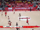 中国男篮对阵塞尔维亚FMP，老6关键球2+1