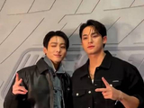 田柾国&金珉奎 🇯🇵东京原宿CK活动同框！
