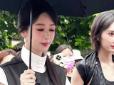 杨紫线下活动好美啊，新中式风格！好近距离