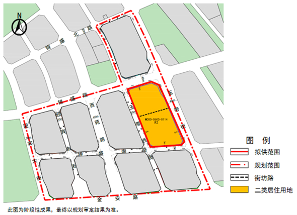 门头沟S1线区域组团07地块MC00-0605-0114地块。图片来自北京市规划和自然资源委员会网站