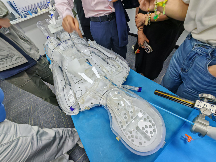 图为汇禾医疗案例展示 缪琦/摄