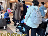 何猷君举家出游四太同行，奚梦瑶与婆家打成一团，妈妈却落寞跟身后_新闻